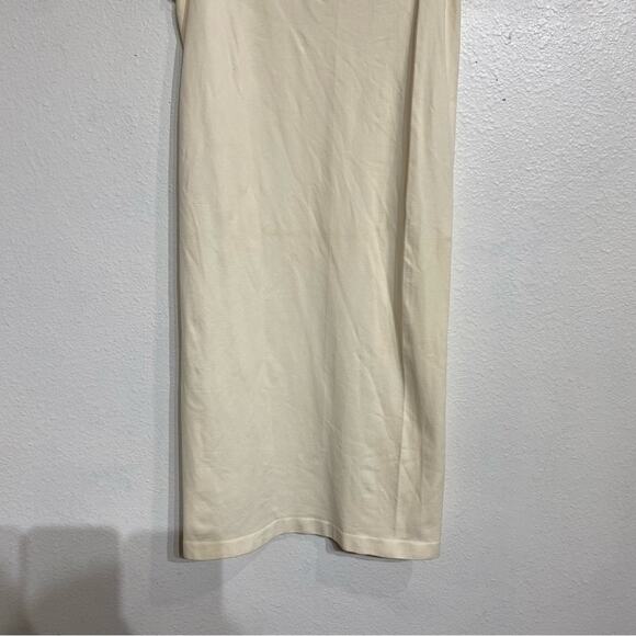 Free People Cream Seamless Bodycon Slip Sz M/L NWOT - Picture 4 of 10